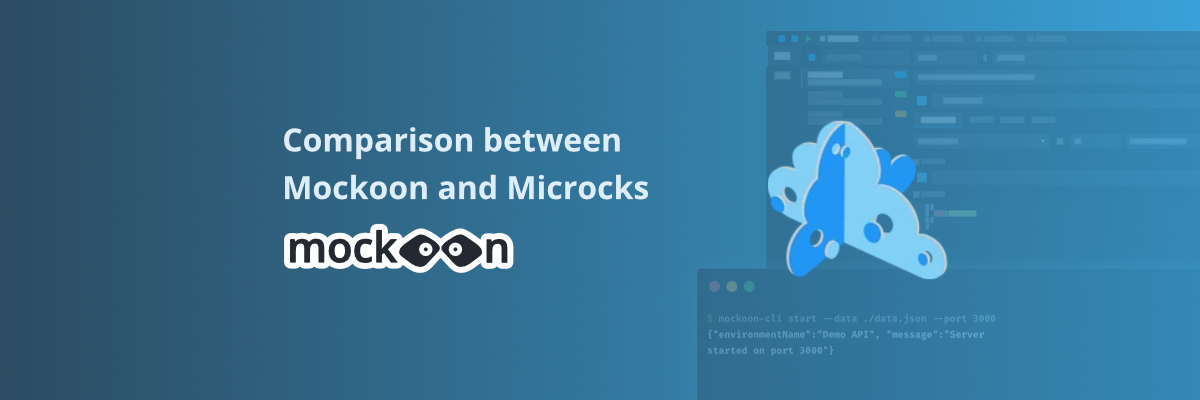 Mockoon and Microcks logos side by side