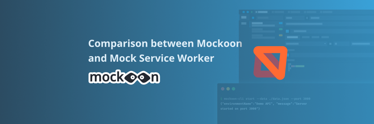 Mockoon and Mock Service Worker logos side by side
