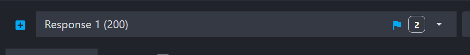 Response flag indicator in the responses list